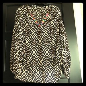 Alice & Trixie silk blouse large